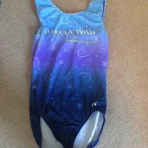 Gk Make A Wish Foundation gymnastics leotard